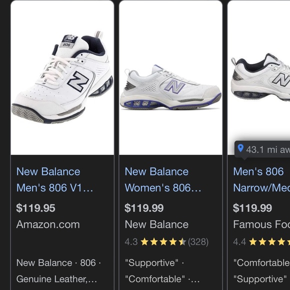 New Balance 806 - Picture 2 of 9